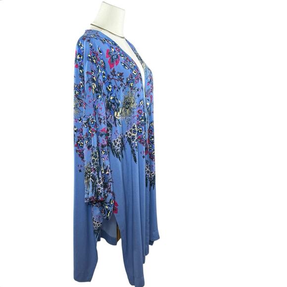 Free People Intimates Floral Kimono Duster Cardigan | Boho Lounge OSFM - Picture 5 of 11